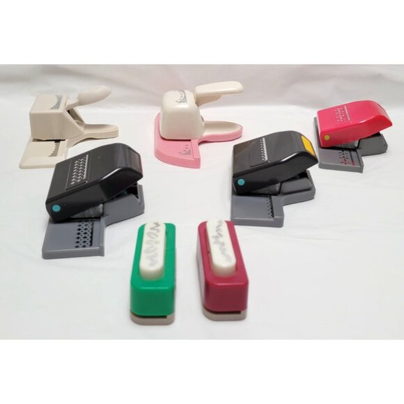 Lot of 7 Decorative Border Edge Paper Punches For Scrapbooking Crafts - Picture 3 of 11